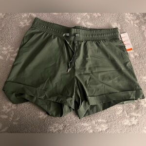 Joe Fresh Olive Green Active Shorts